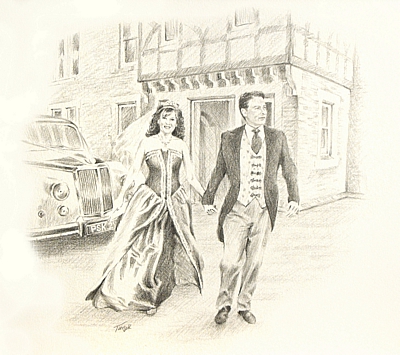 Wedding Portrait by Simon Taylor
